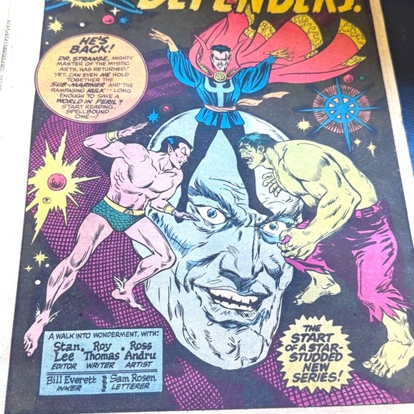 💥📚Rare Vintage 1970’s Collection Edition Marvel’s The Defenders Comic Novel📚 - Picture 3 of 16